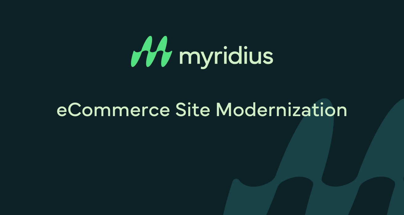 eCommerce Site Modernization